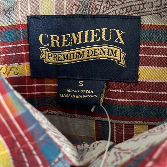 Cremieux Premium Denim Mens Button Down - Picture 3 of 6